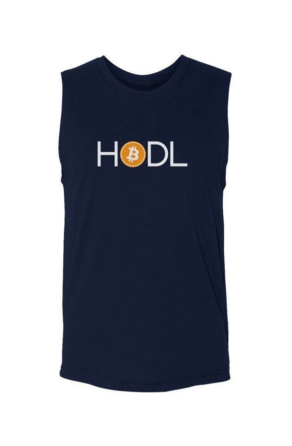 HODL unisex muscle tank