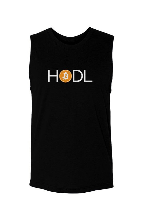 HODL unisex muscle tank
