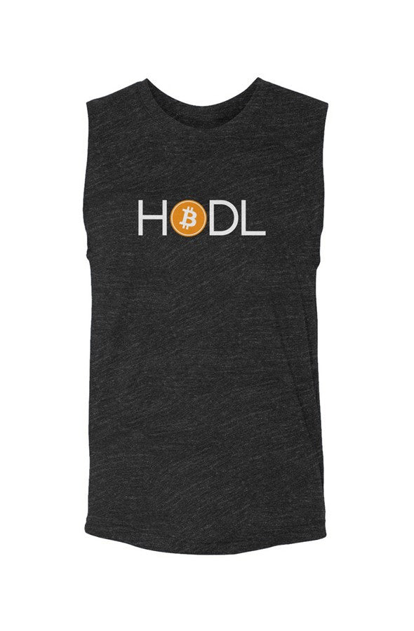 HODL unisex muscle tank